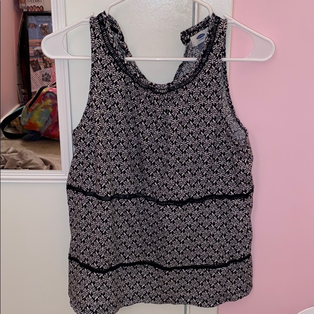 Black and White tank top